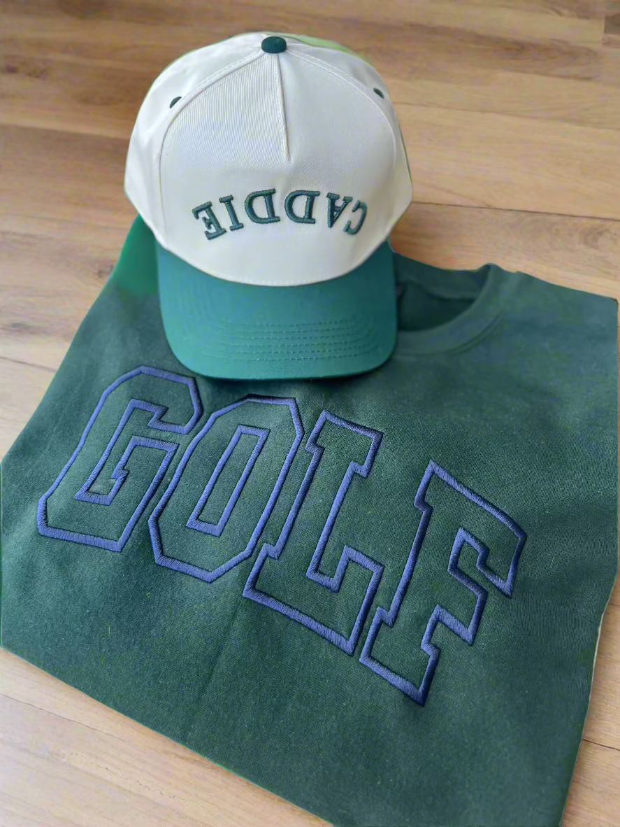 Embroidered "GOLF" Sweatshirt